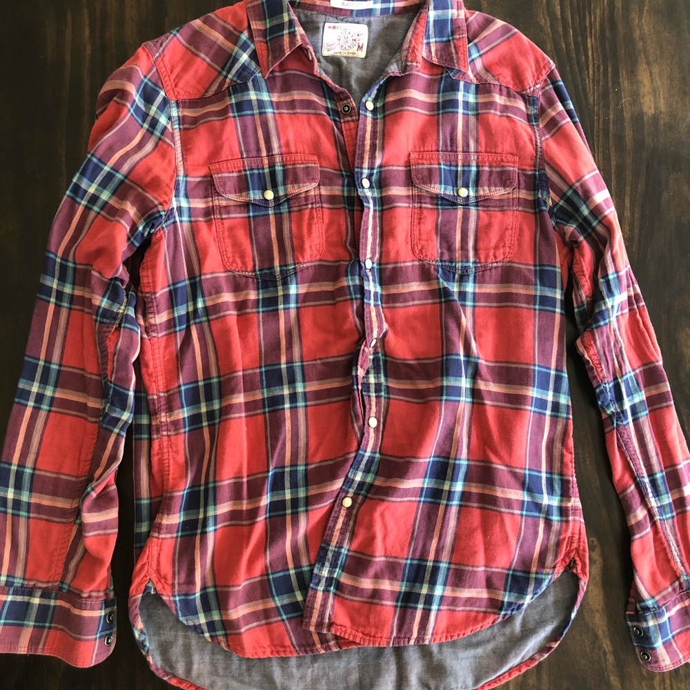 Men’s Lucky Brand snap front flannel